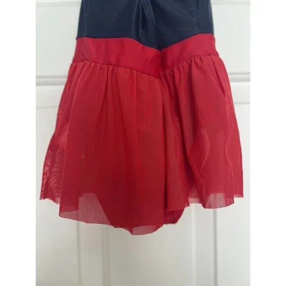 Hanna Andersson Captain American Swimsuit Skirt Size 5 Superhero - Picture 9 of 11